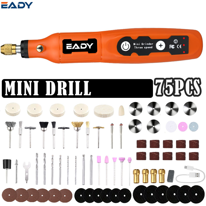 Power Tools Hardware - USB Cordless Mini Drill & Engraving