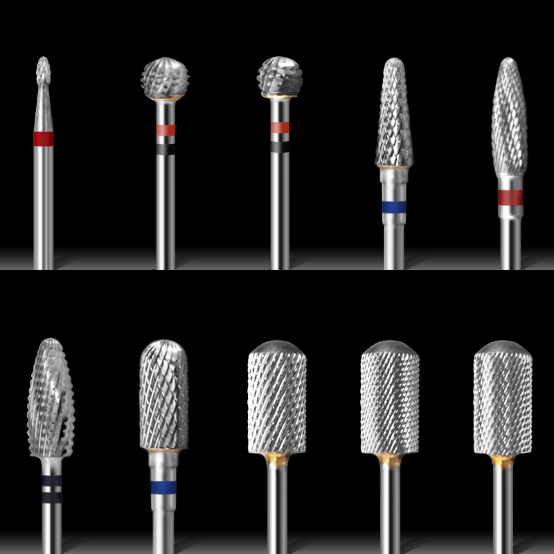 Power Tools Icon - Nail Drill Bit Carbide Milling Cutters