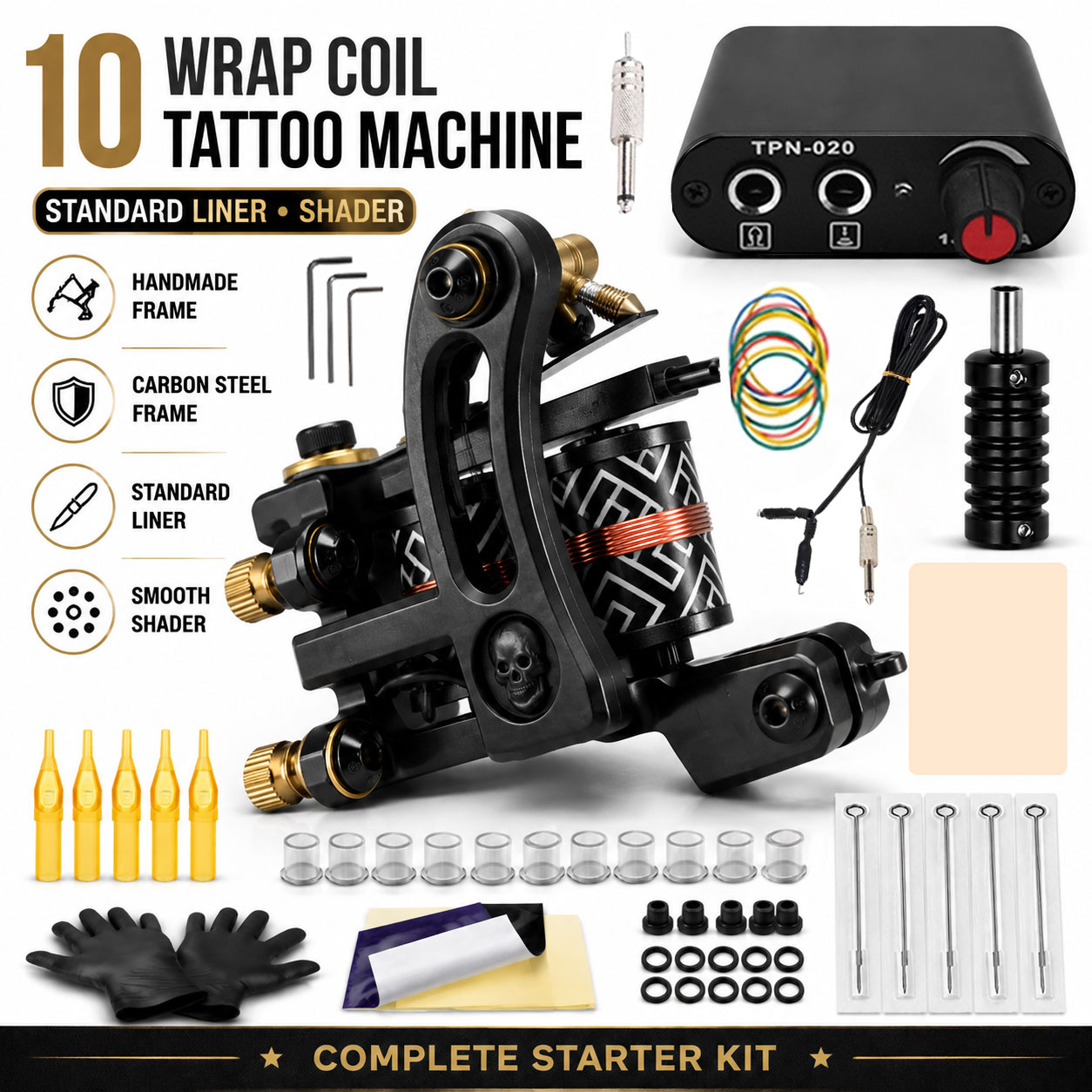 Power Tools List - Complete Coils Tattoo Machine Kit Tattoo