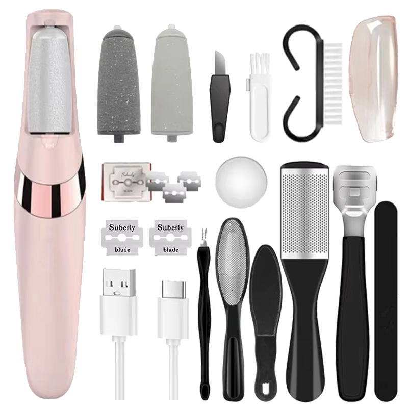 Power Toolbox - Rechargeable Electric Foot File 1+10 Set