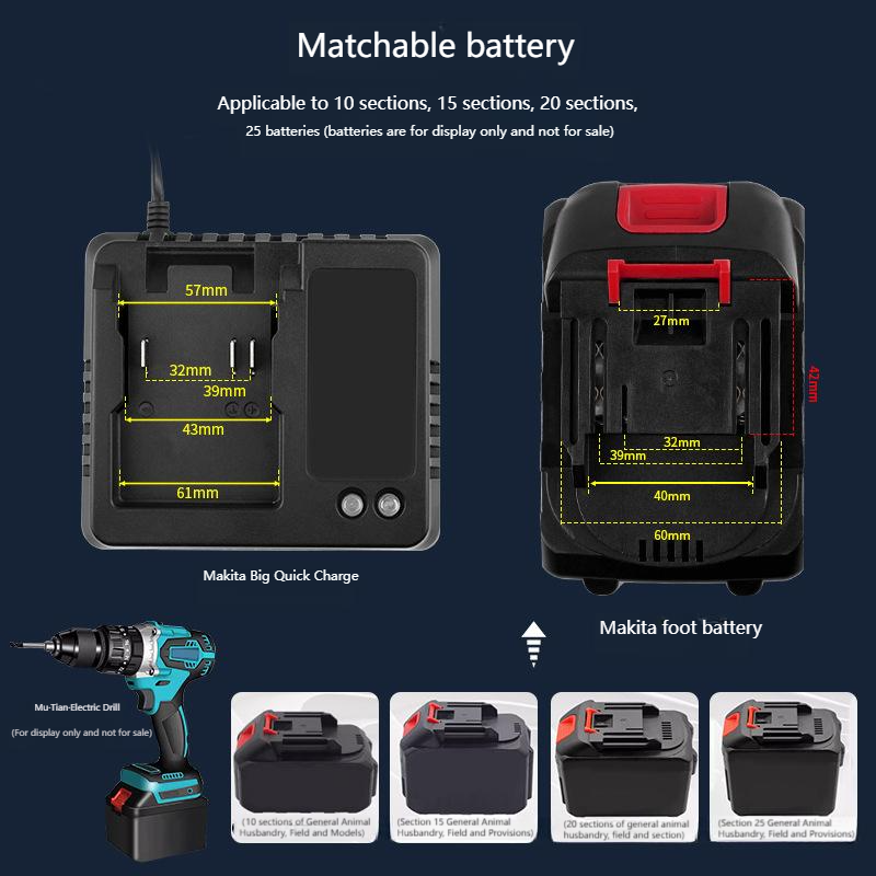 EU US 18V 21V Charger For Maki - огляд і ціна Power Tools Icon