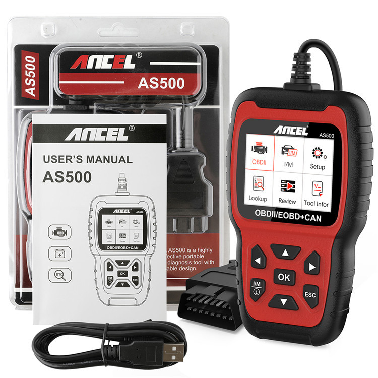 Ancel AS500 OBD2 Electric Powe - огляд і ціна Power Tools English