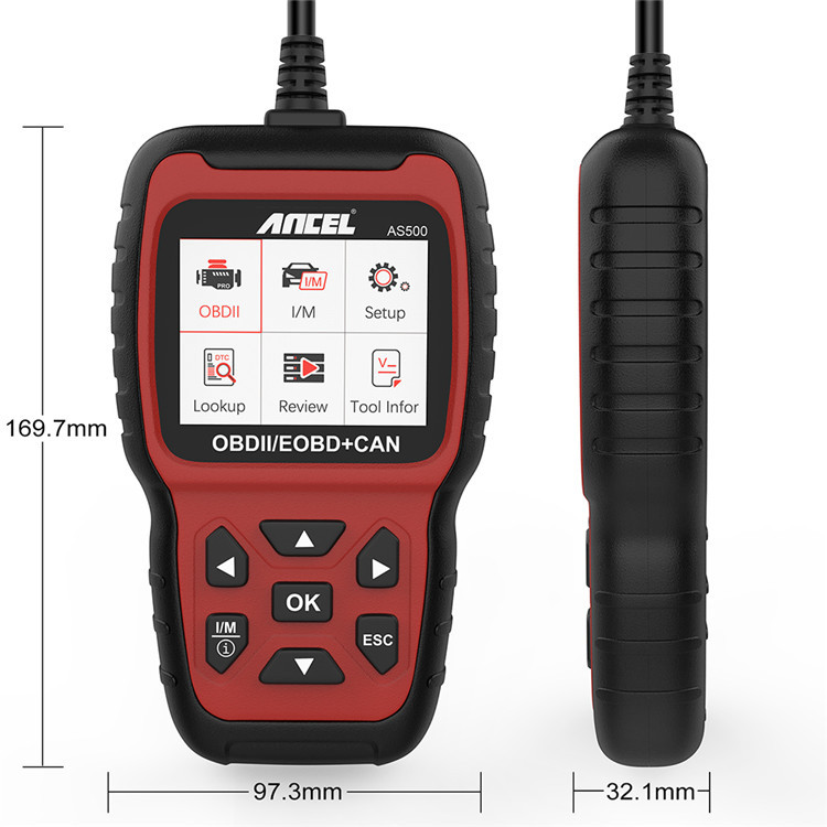 Ancel AS500 OBD2 Electric Powe - огляд і ціна Power Tools English