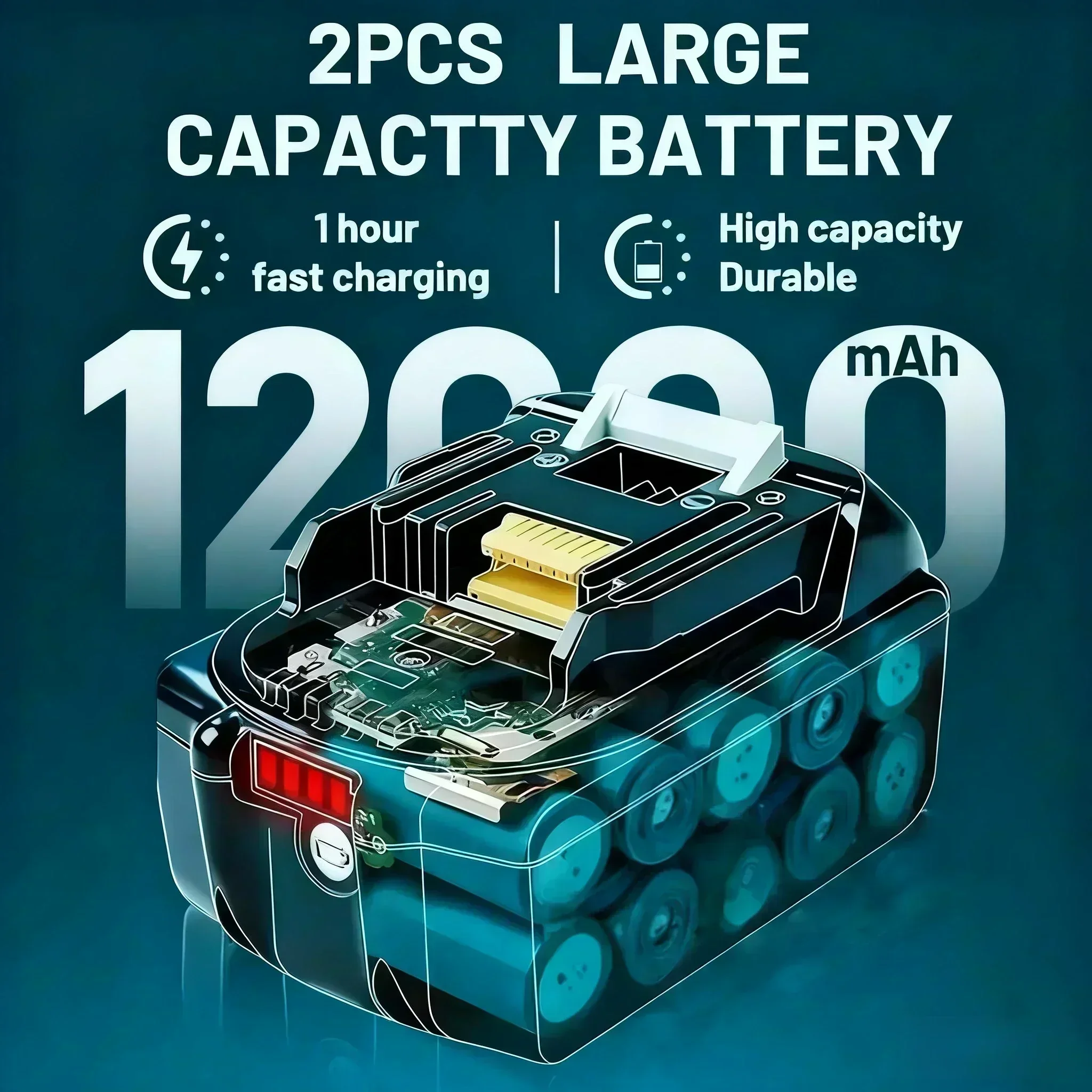 🎯Original for Makita 18V 12.0A - огляд і ціна Power Tools Makita Set