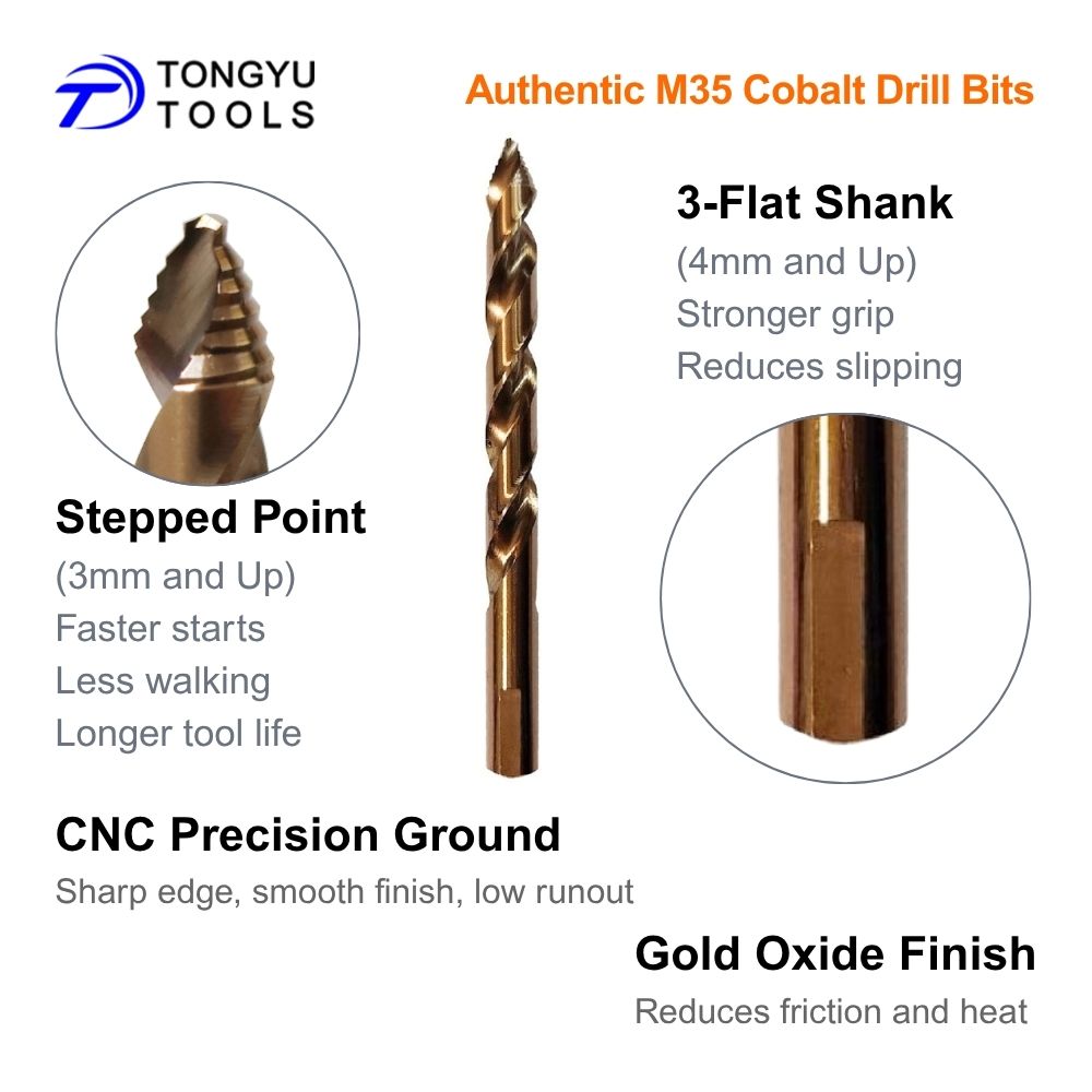 M35 Cobalt Drill Bit Set Stepp - огляд і ціна Power Tools Kobalt