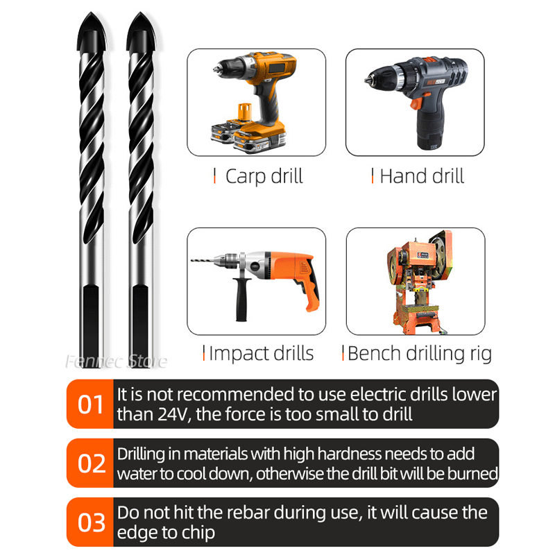 6-12 Mm Triangular Drill Set B - огляд і ціна Power Tools Kobalt