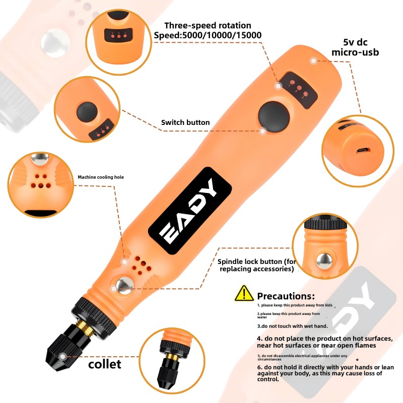 USB Cordless Rotary Tool Kit – - огляд і ціна Power Tools Hardware
