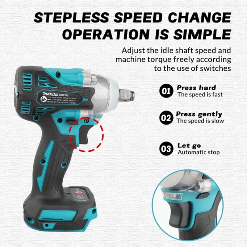 Makita DTW300 18V Brushless Co - огляд і ціна Power Tools Makita Set