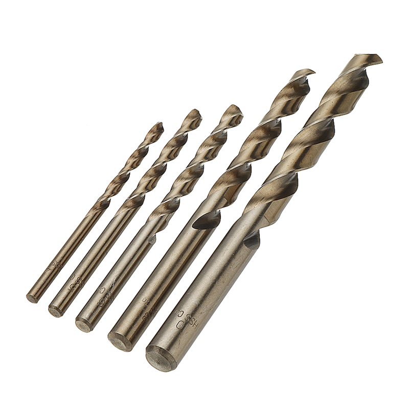 5Pcs 4/5/6/8/10mm M35 HSS-Co C - огляд і ціна Power Tools Kobalt