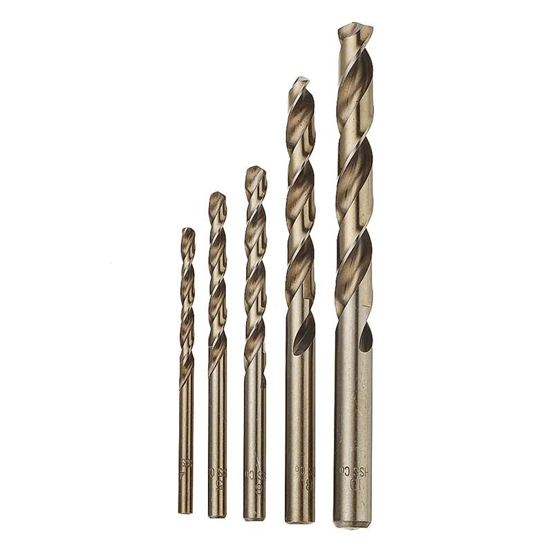 5Pcs 4/5/6/8/10mm M35 HSS-Co C - огляд і ціна Power Tools Kobalt