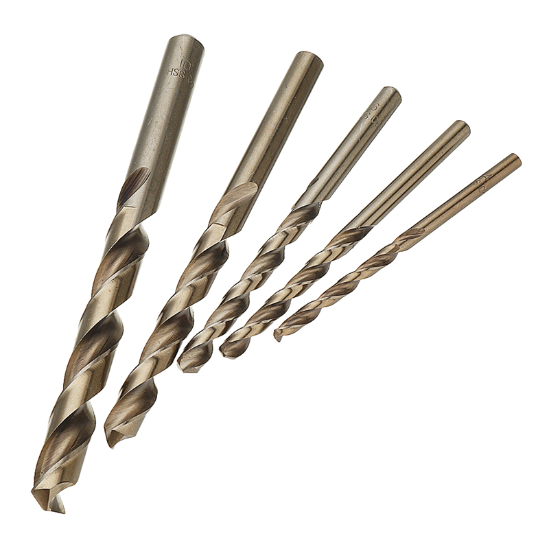 5Pcs 4/5/6/8/10mm M35 HSS-Co C - огляд і ціна Power Tools Kobalt