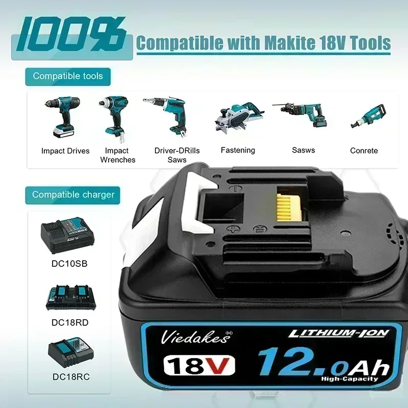 Original For Makita 18V Batter - огляд і ціна Power Tools Makita Set