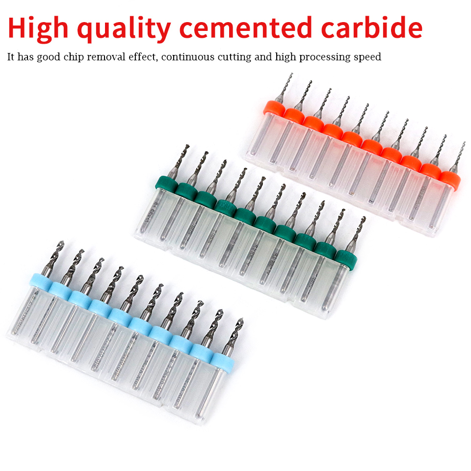3.175mm Shank 10Pcs PCB Drill  - огляд і ціна Power Tools Kobalt