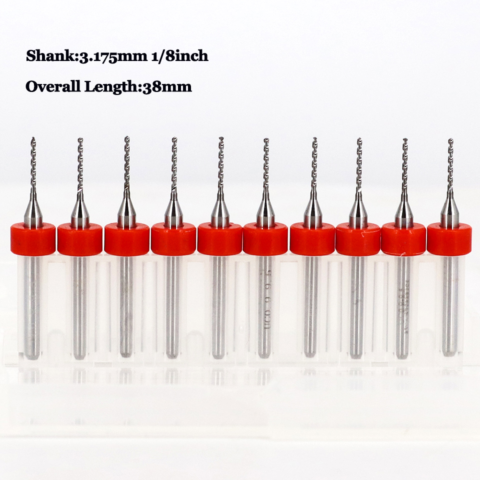 3.175mm Shank 10Pcs PCB Drill  - огляд і ціна Power Tools Kobalt
