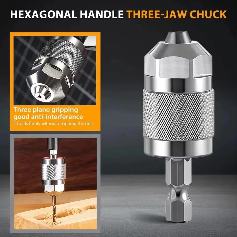 3-Jaw Keyless Drill Chuck Adap - огляд і ціна Power Tools Icon