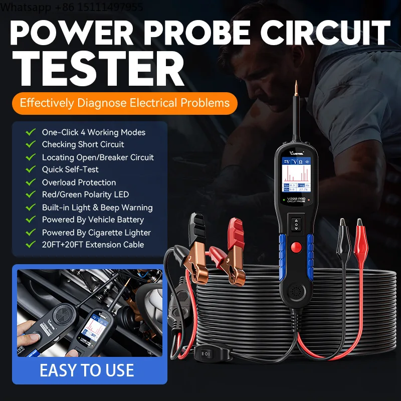 VDIAGTOOL V200PRO Electric Pow - огляд і ціна Power Tools English
