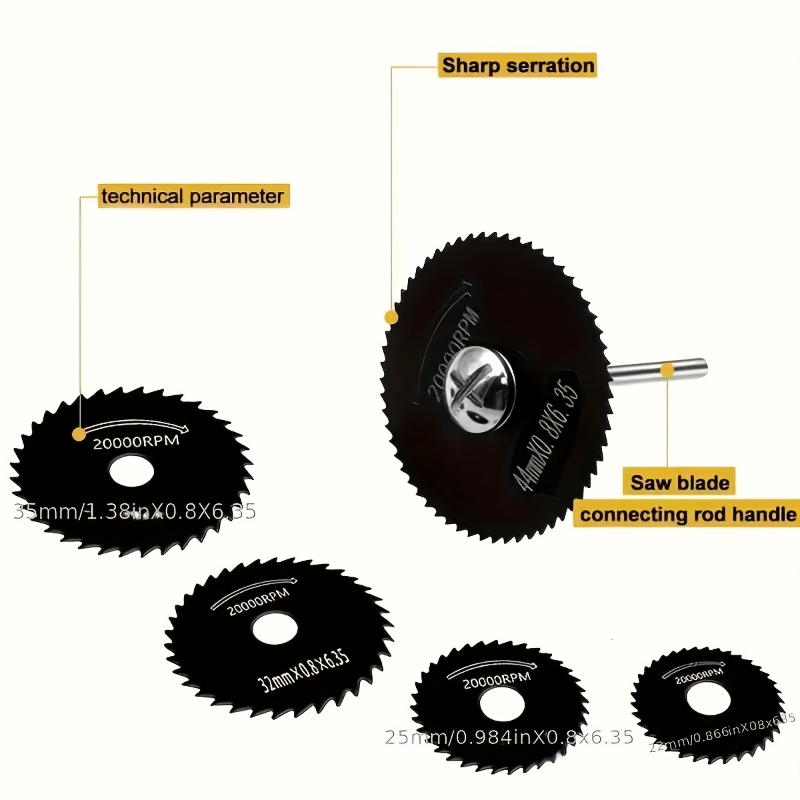 6-Piece High-Speed Steel Metal - огляд і ціна Circular Saw Cordless
