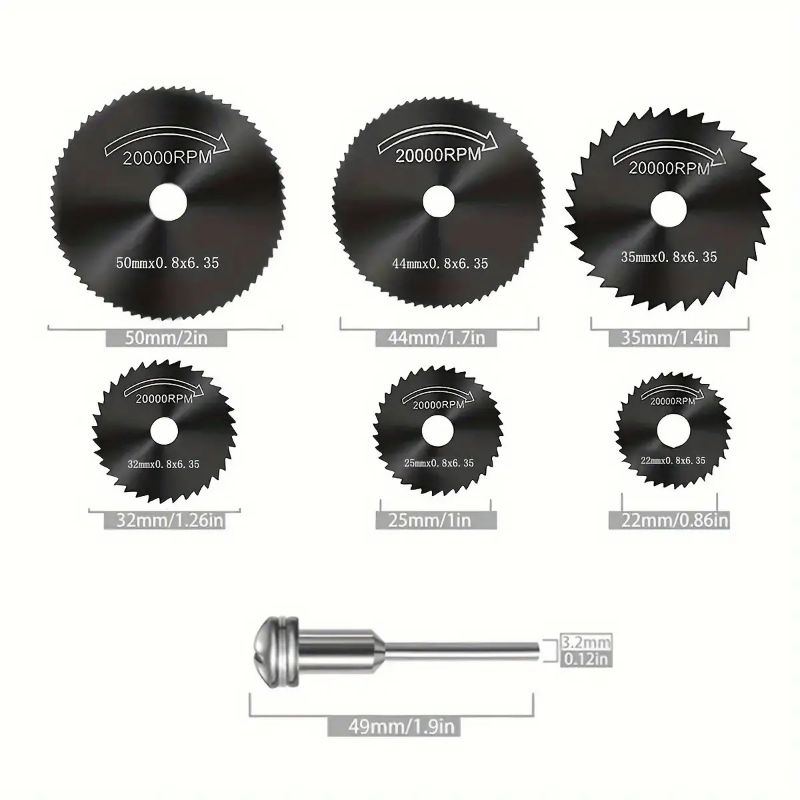 6-Piece High-Speed Steel Metal - огляд і ціна Circular Saw Cordless